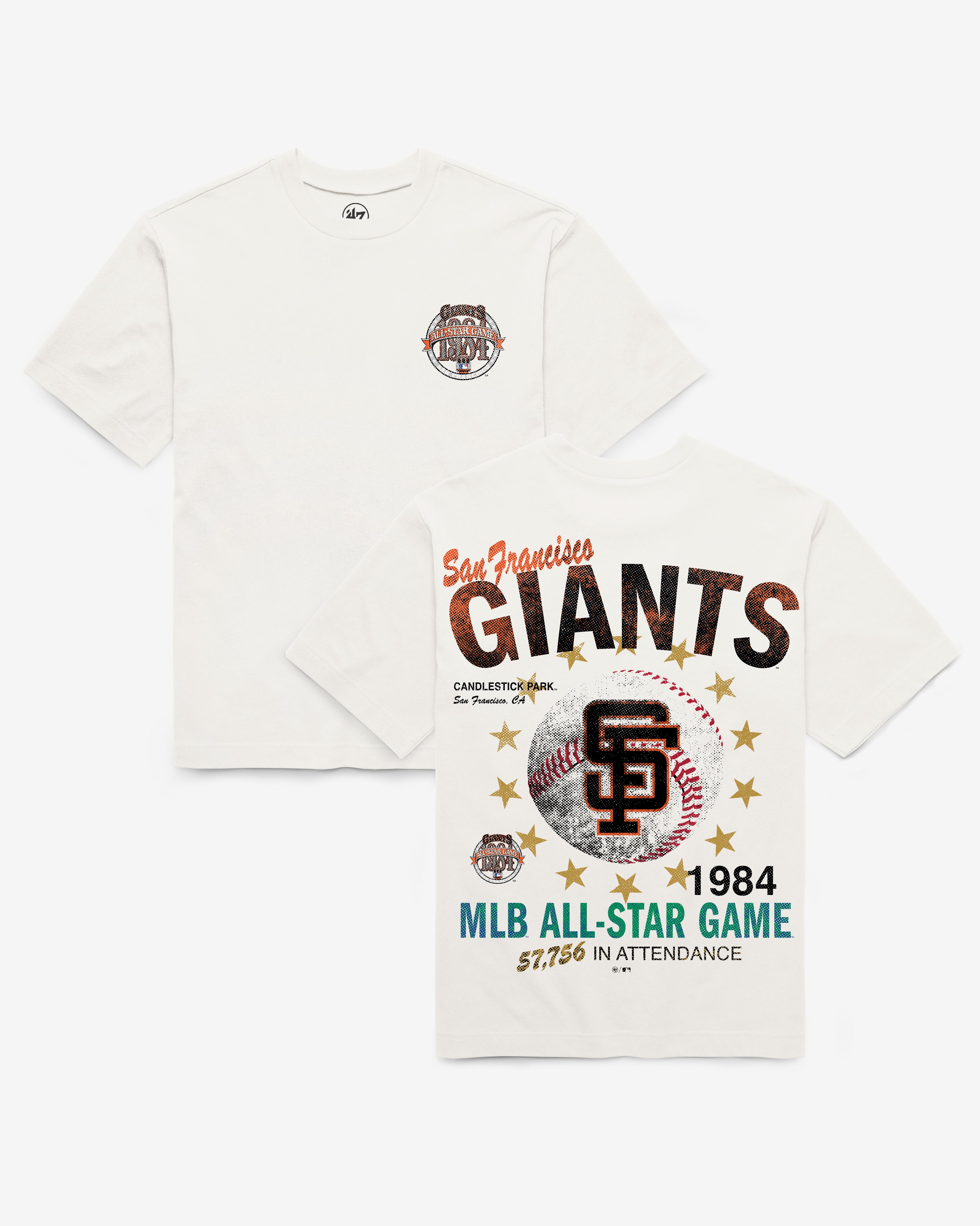 SAN FRANCISCO GIANTS COOPERSTOWN ALL STAR GAME '47 FOUNDATION TEE