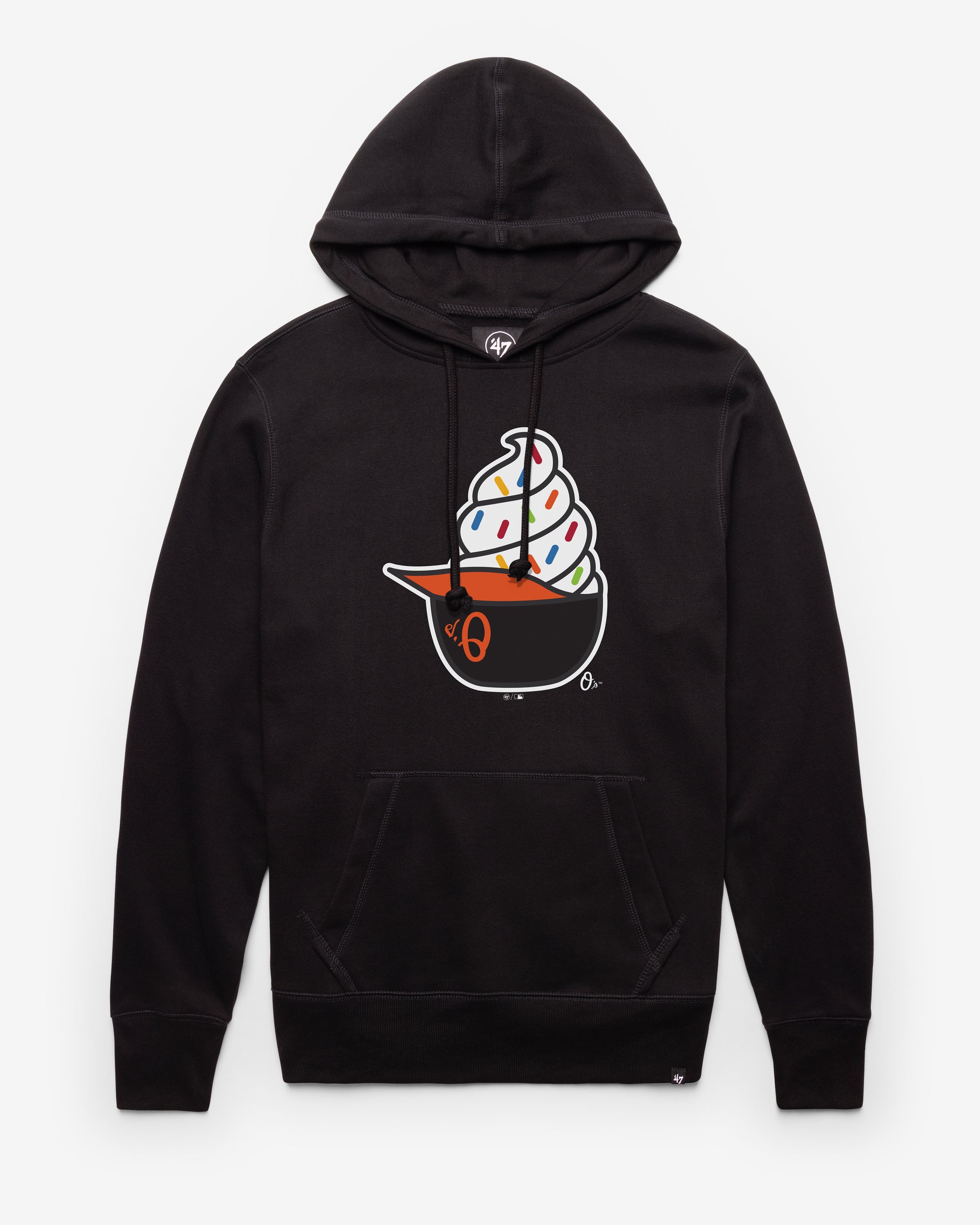 BALTIMORE ORIOLES ICE CREAM '47 HEADLINE HOOD