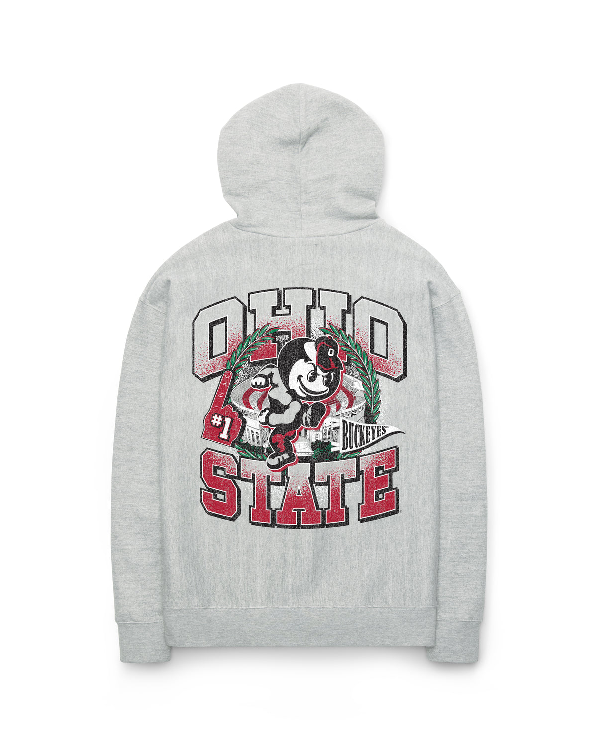 OHIO STATE BUCKEYES VINTAGE VARSITY HOUSE BACKER '47 FOUNDATION HOOD