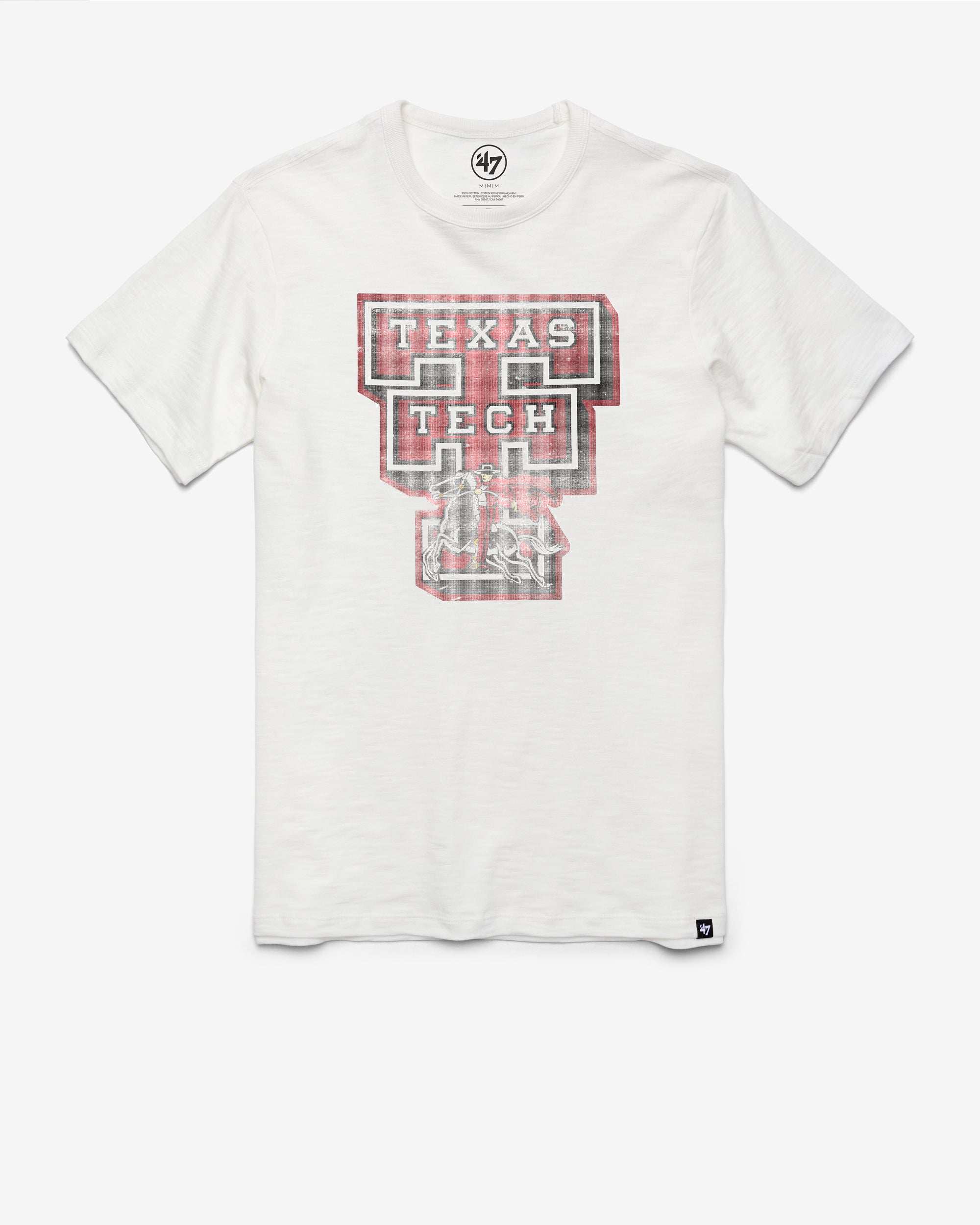 TEXAS TECH RED RAIDERS VINTAGE GRIT '47 SCRUM TEE