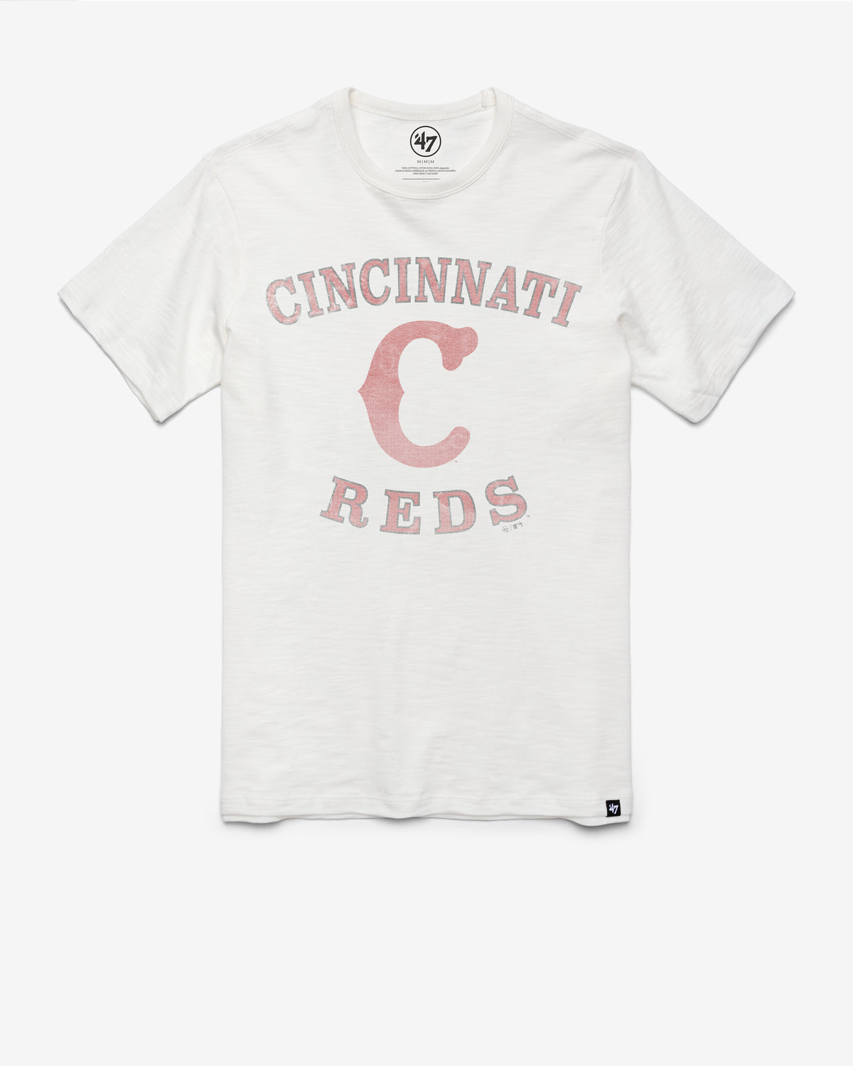 CINCINNATI REDS COOPERSTOWN COUNTER ARC '47 SCRUM TEE
