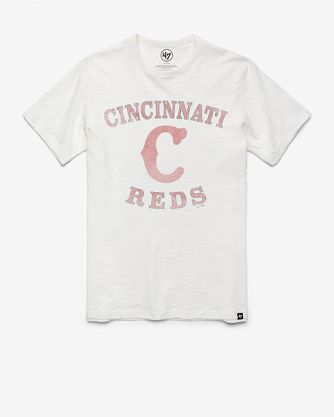 CINCINNATI REDS COOPERSTOWN COUNTER ARC '47 SCRUM TEE