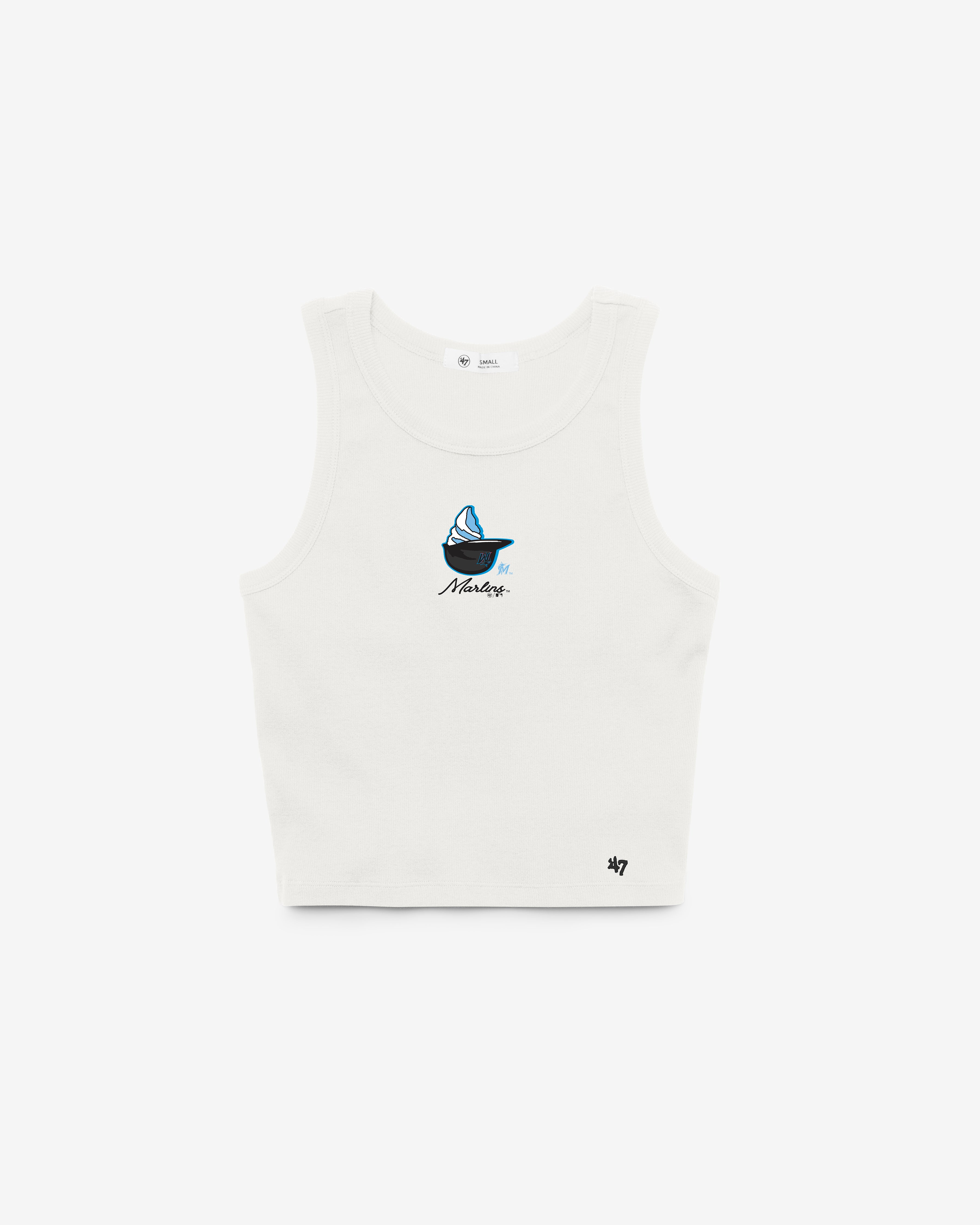 Miami Marlins Ice Cream '47 Baby Rib Tank Womens