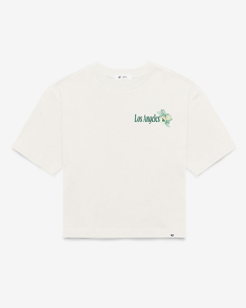LOS ANGELES DODGERS VACAY SCENES BACKER '47 REED CITY TEE WOMENS