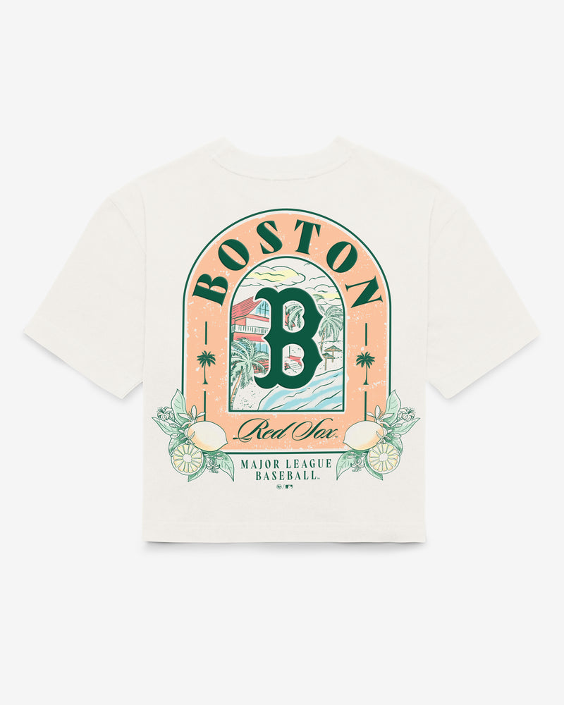 BOSTON RED SOX VACAY SCENES BACKER '47 REED CITY TEE WOMENS