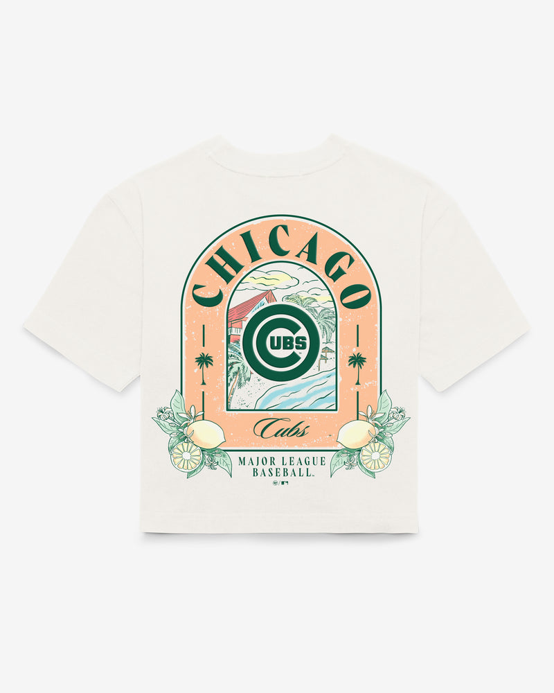 CHICAGO CUBS VACAY SCENES BACKER '47 REED CITY TEE WOMENS