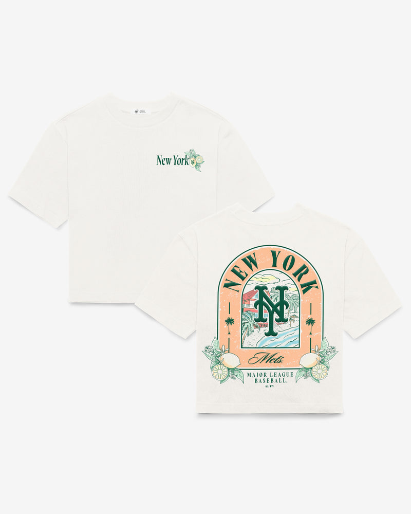 NEW YORK METS VACAY SCENES BACKER '47 REED CITY TEE WOMENS