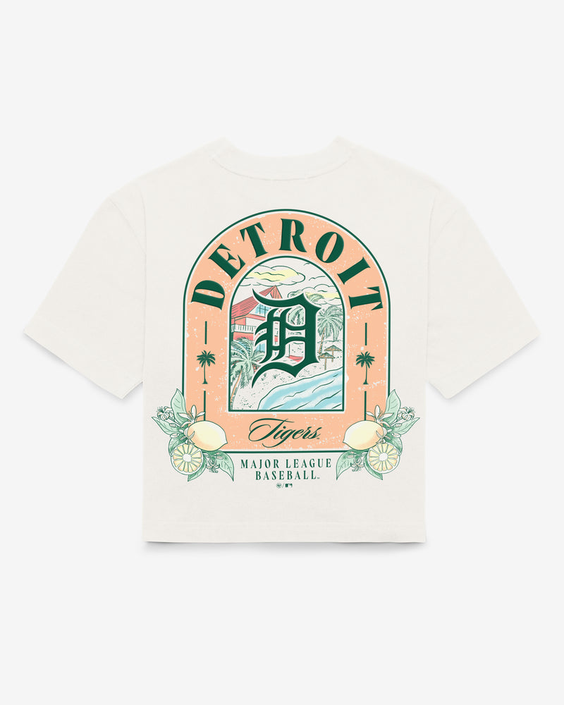 DETROIT TIGERS VACAY SCENES BACKER '47 REED CITY TEE WOMENS