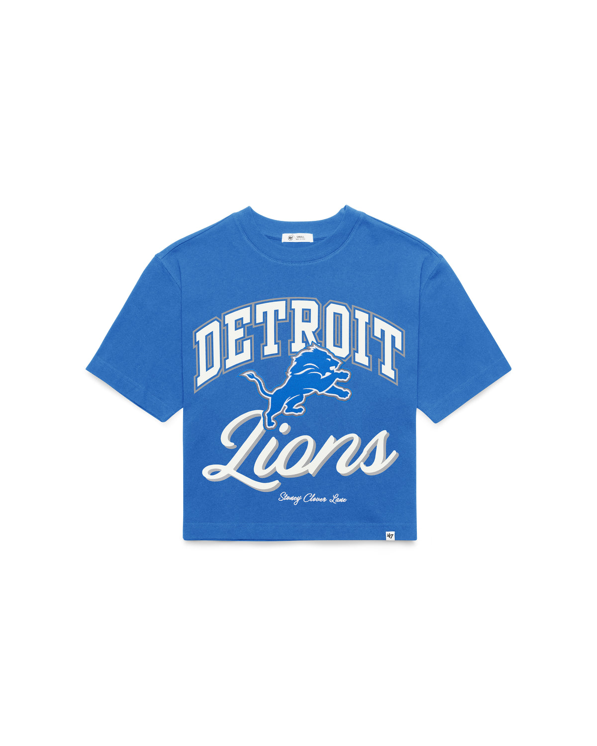 DETROIT LIONS STONEY CLOVER LANE X '47 WOMEN'S REED CITY TEE