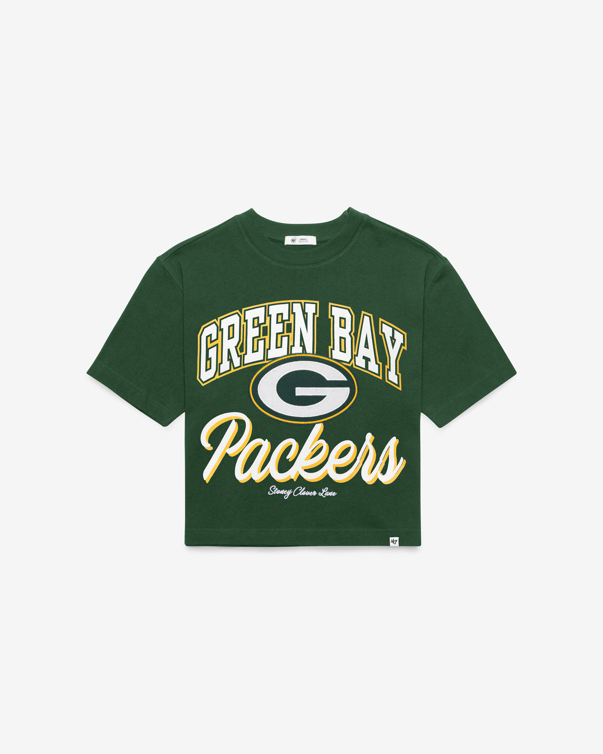GREEN BAY PACKERS STONEY CLOVER LANE X '47 WOMEN'S REED CITY TEE