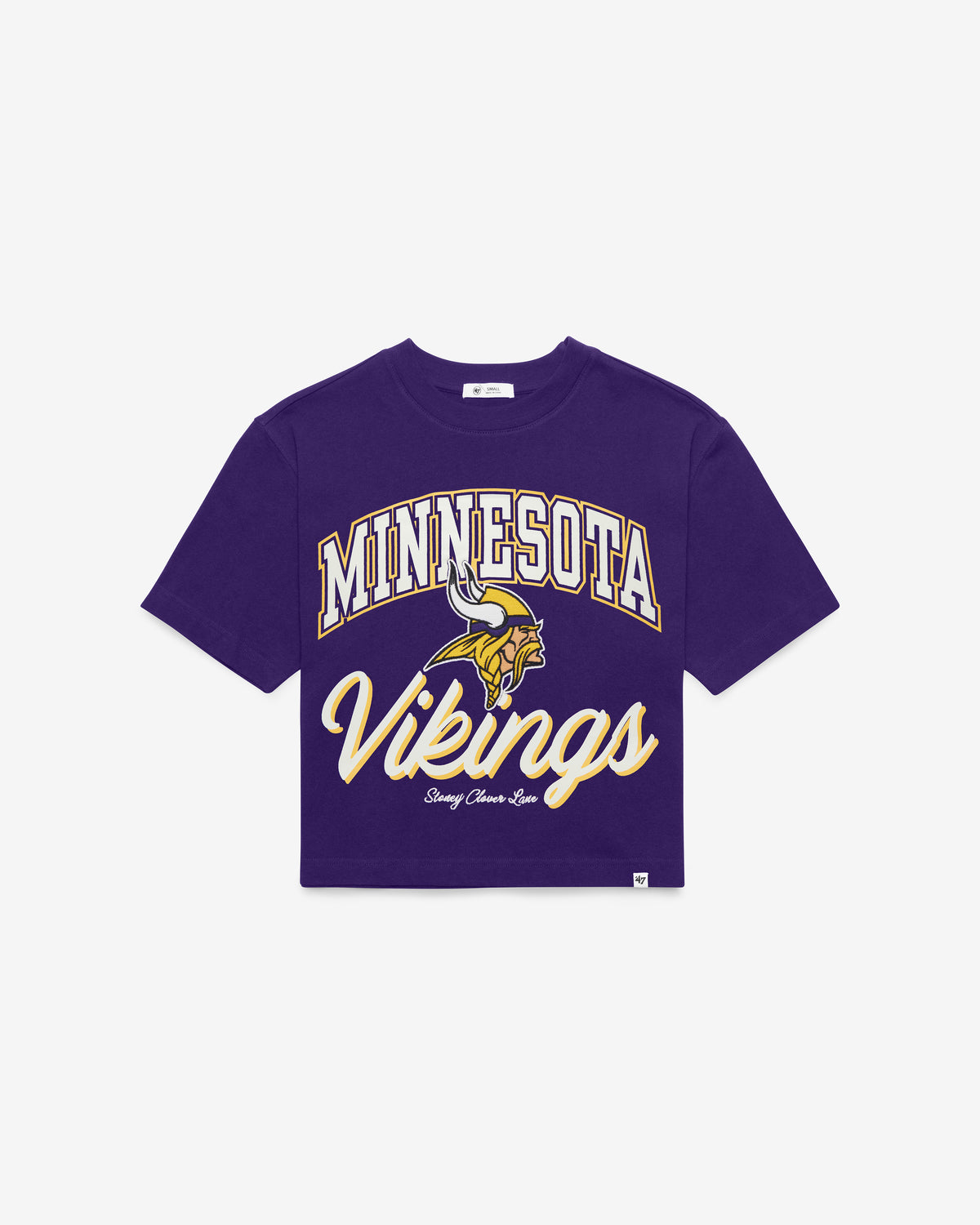 MINNESOTA VIKINGS STONEY CLOVER LANE X '47 WOMEN'S REED CITY TEE