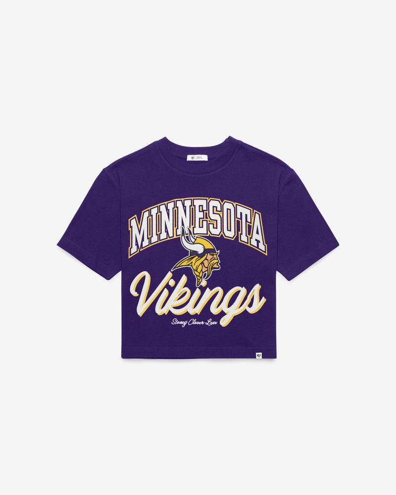 MINNESOTA VIKINGS STONEY CLOVER LANE X '47 WOMEN'S REED CITY TEE