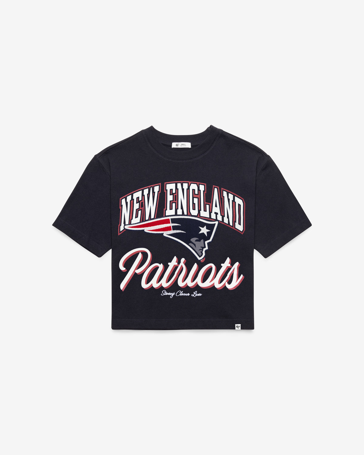 NEW ENGLAND PATRIOTS STONEY CLOVER LANE X '47 WOMEN'S REED CITY TEE