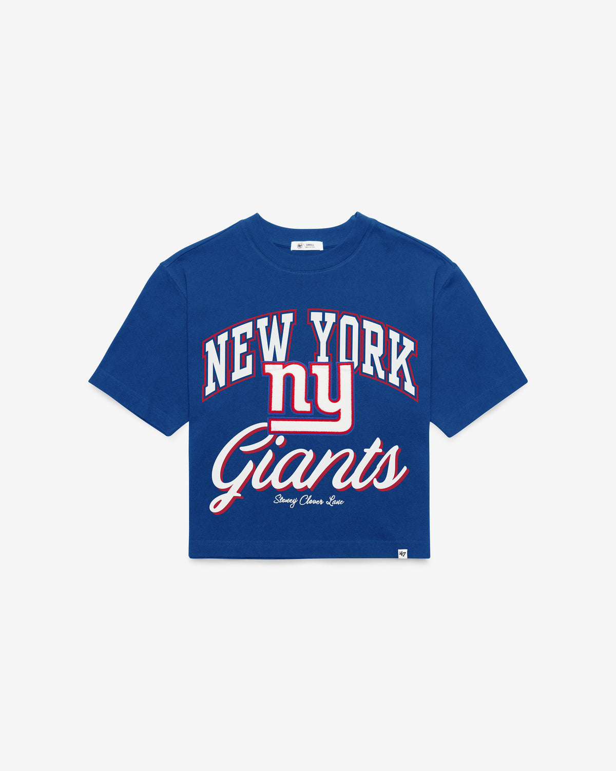 NEW YORK GIANTS STONEY CLOVER LANE X '47 WOMEN'S REED CITY TEE