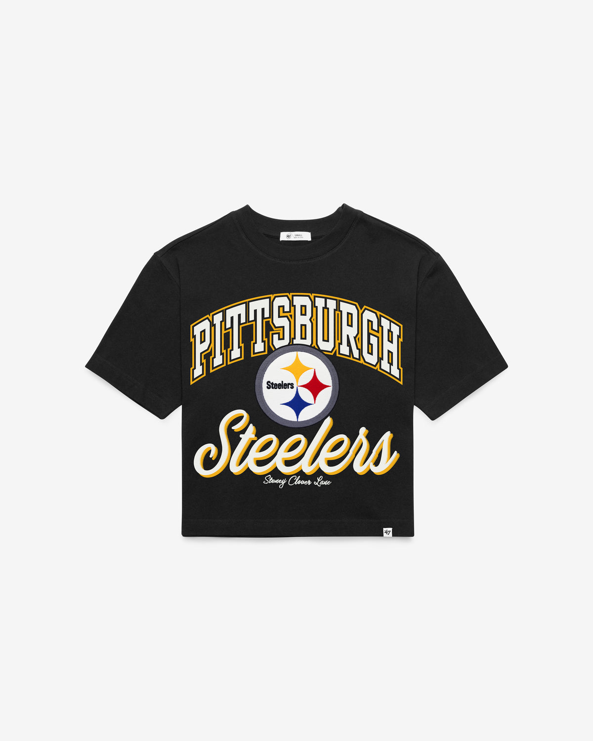 PITTSBURGH STEELERS STONEY CLOVER LANE X '47 WOMEN'S REED CITY TEE