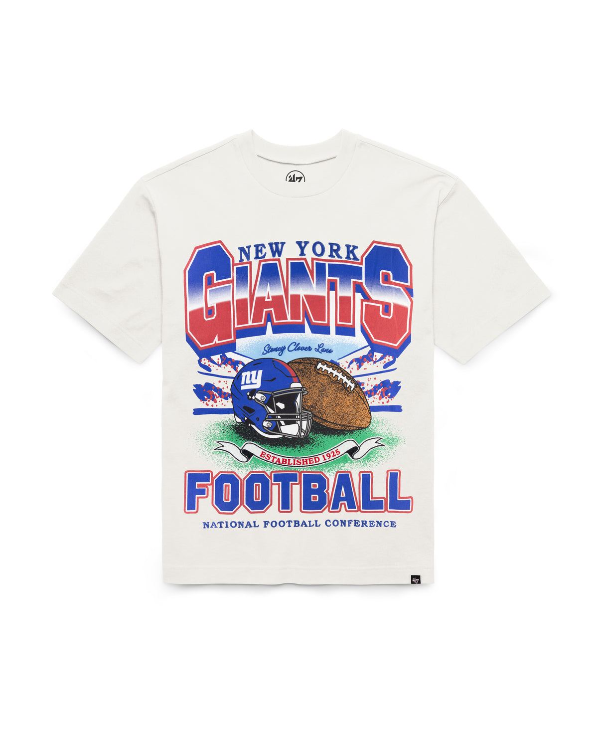 NEW YORK GIANTS STONEY CLOVER LANE X '47 WOMEN'S FOUNDATION TEE