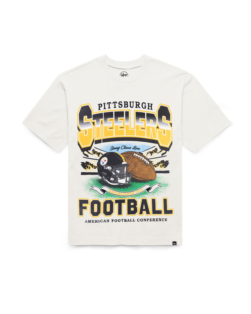 PITTSBURGH STEELERS STONEY CLOVER LANE X '47 WOMEN'S FOUNDATION TEE