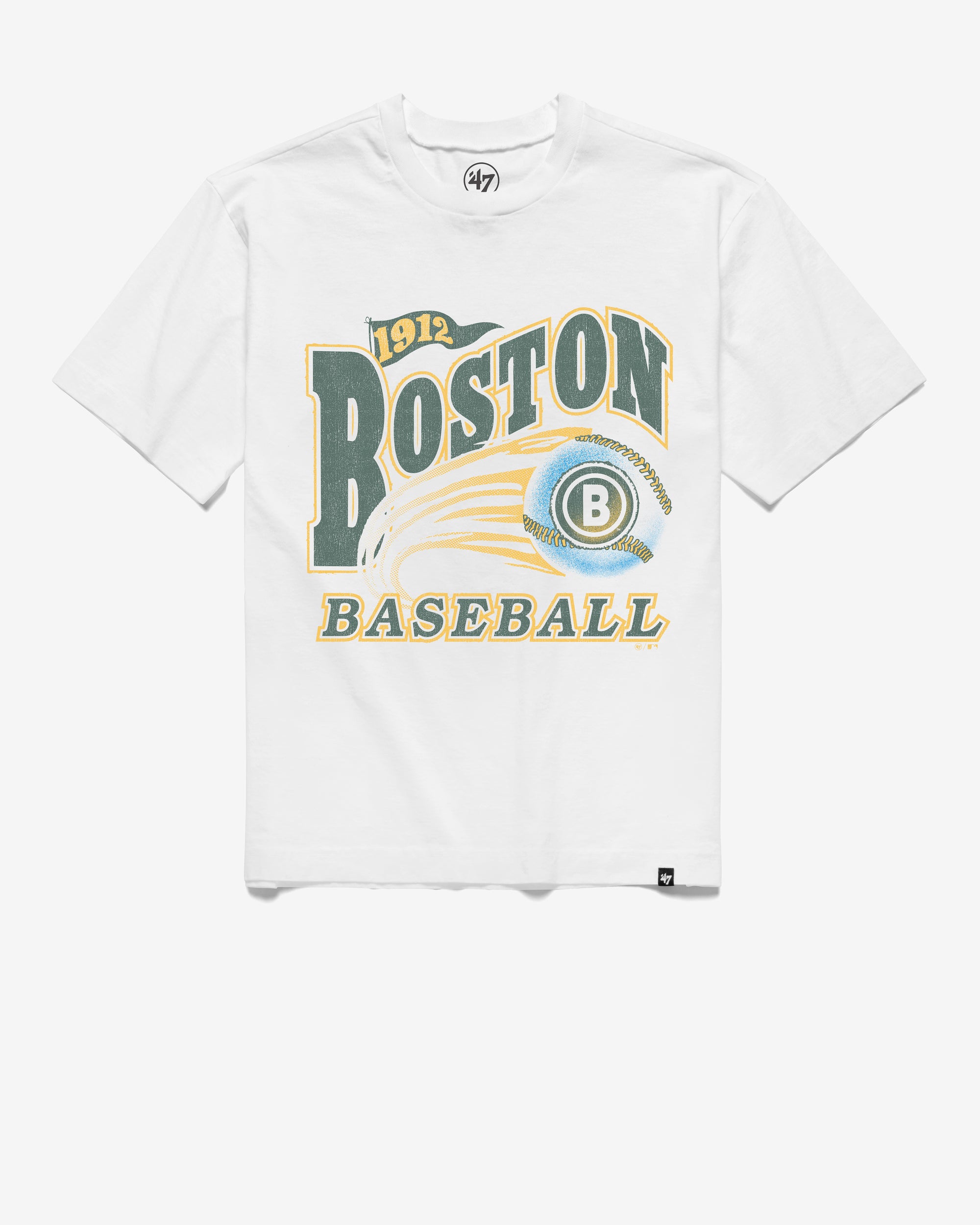 BOSTON RED SOX CITY CONNECT GAME WORN CURVE '47 FOUNDATION TEE