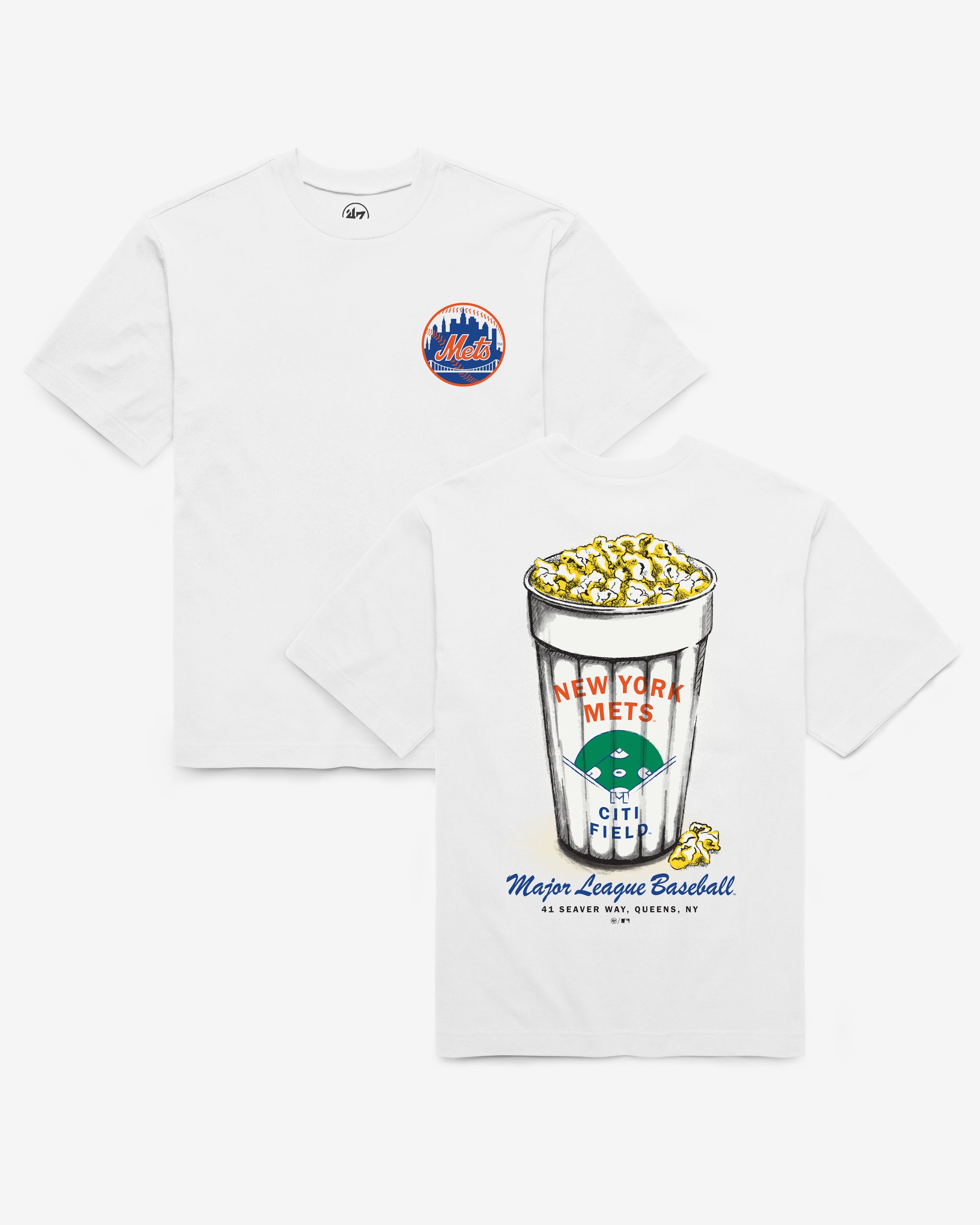 NEW YORK METS SNACK STAND '47 FOUNDATION TEE