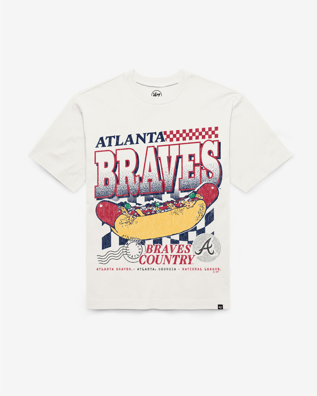 ATLANTA BRAVES ON THE GRILL '47 FOUNDATION TEE