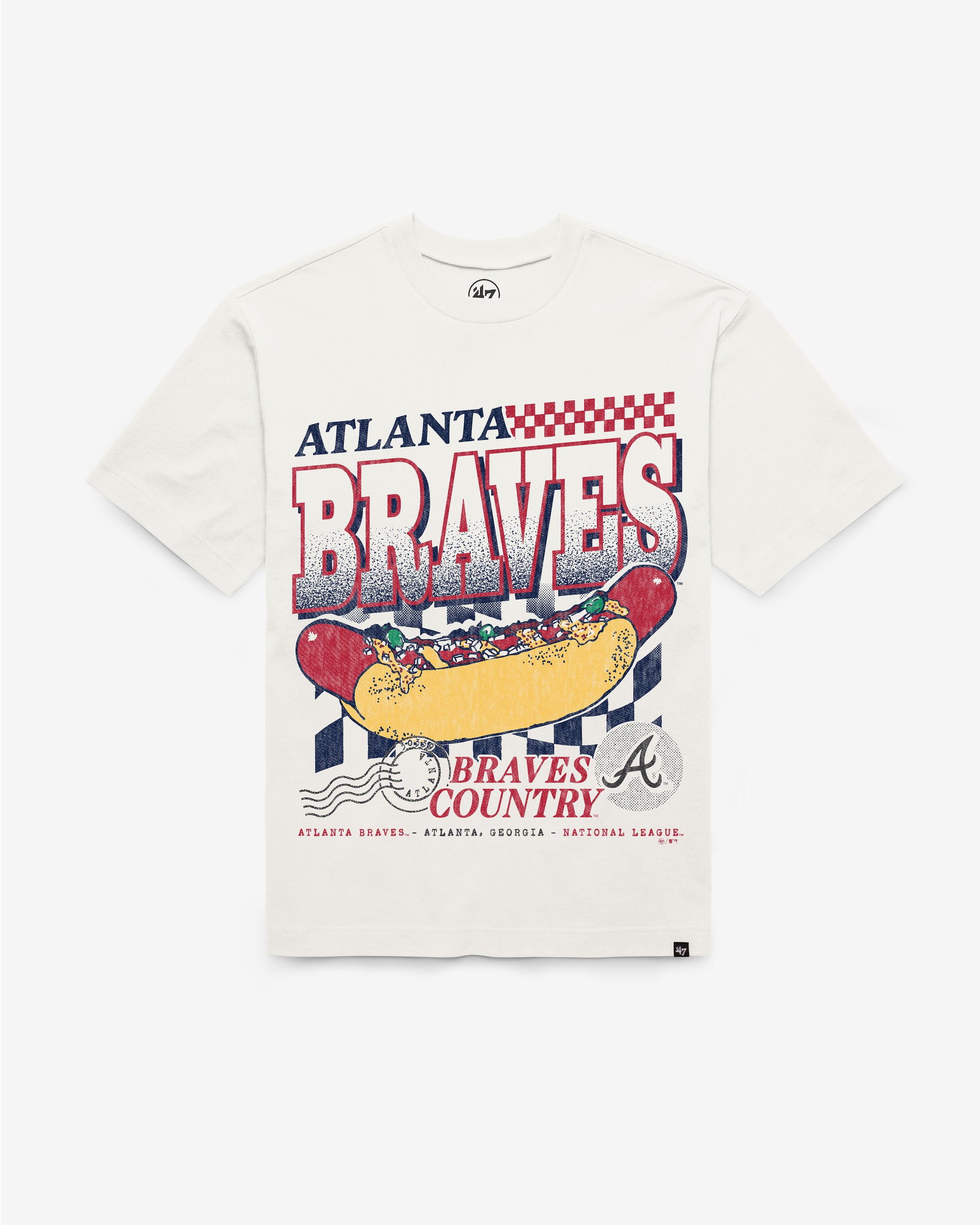 ATLANTA BRAVES ON THE GRILL '47 FOUNDATION TEE