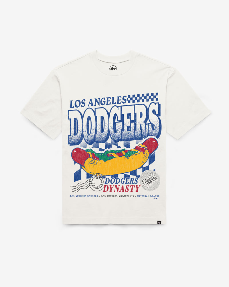 LOS ANGELES DODGERS ON THE GRILL '47 FOUNDATION TEE