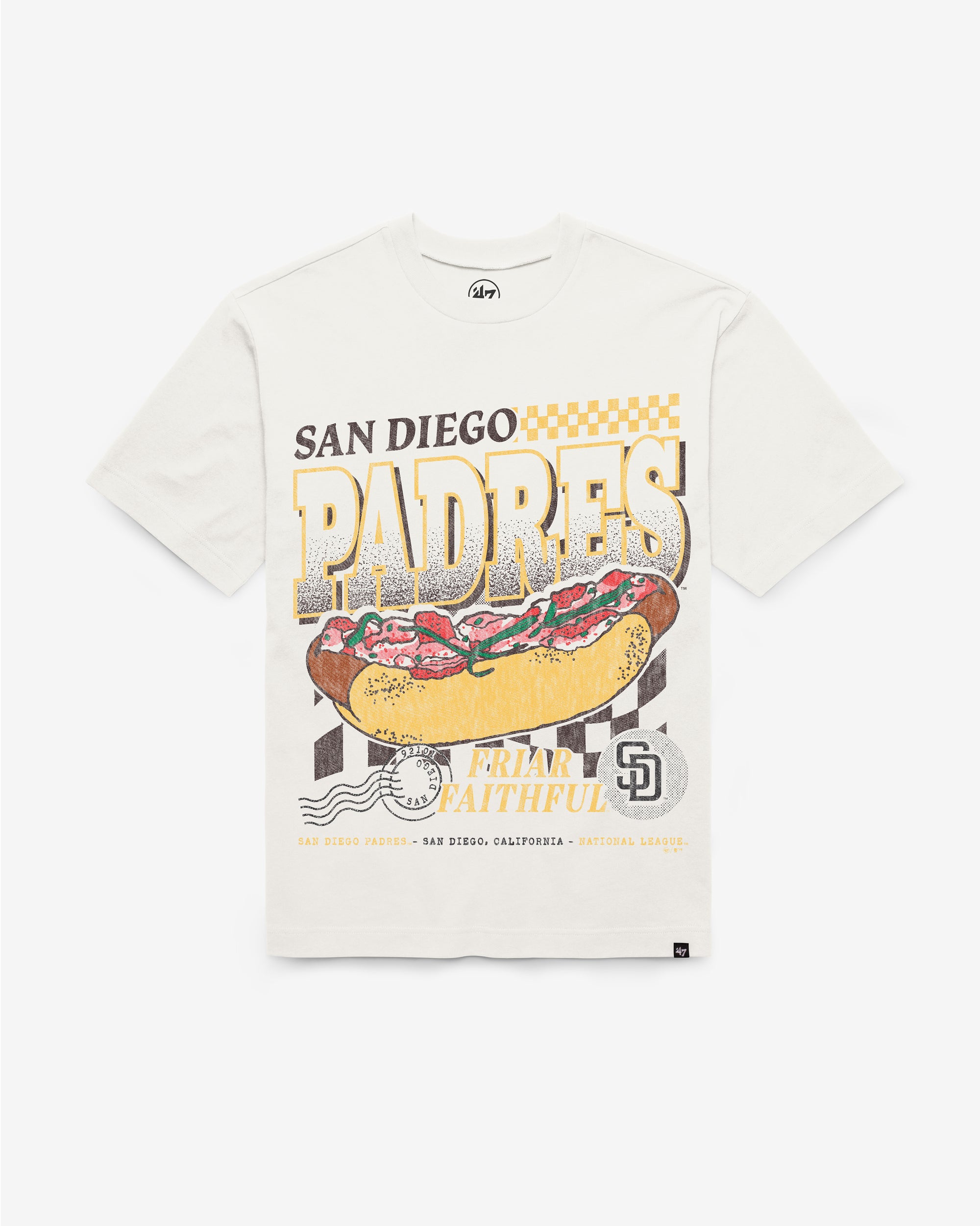 SAN DIEGO PADRES ON THE GRILL '47 FOUNDATION TEE