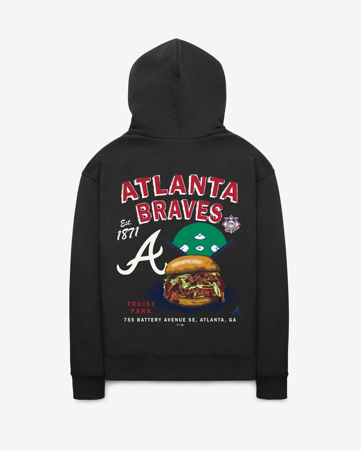 ATLANTA BRAVES STADIUM EATS '47 FOUNDATION HOOD