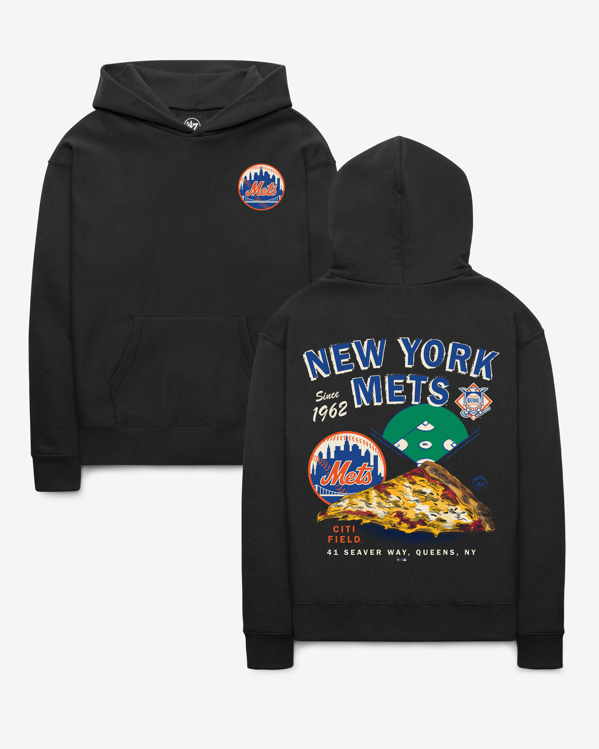 NEW YORK METS STADIUM EATS '47 FOUNDATION HOOD