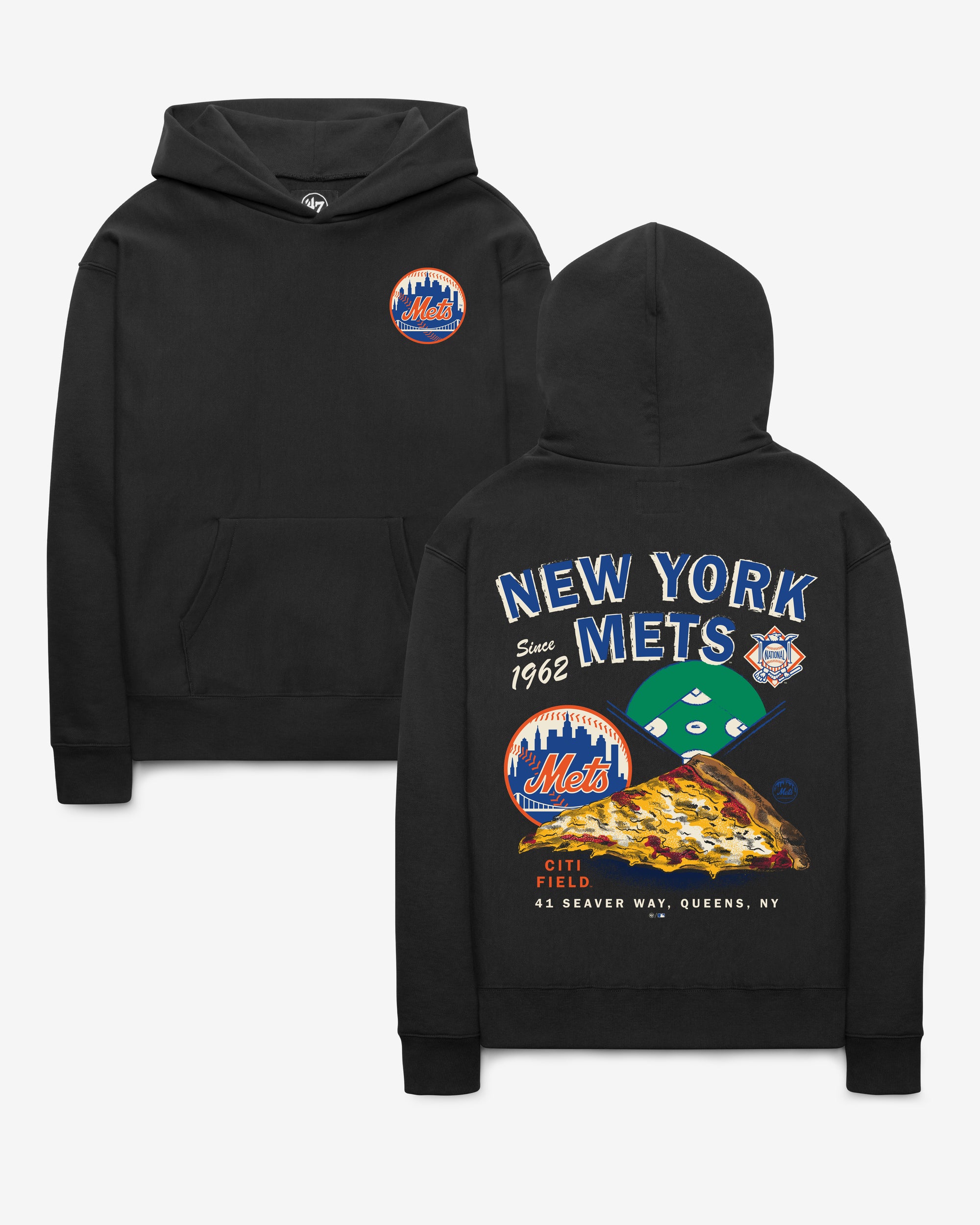 NEW YORK METS STADIUM EATS '47 FOUNDATION HOOD
