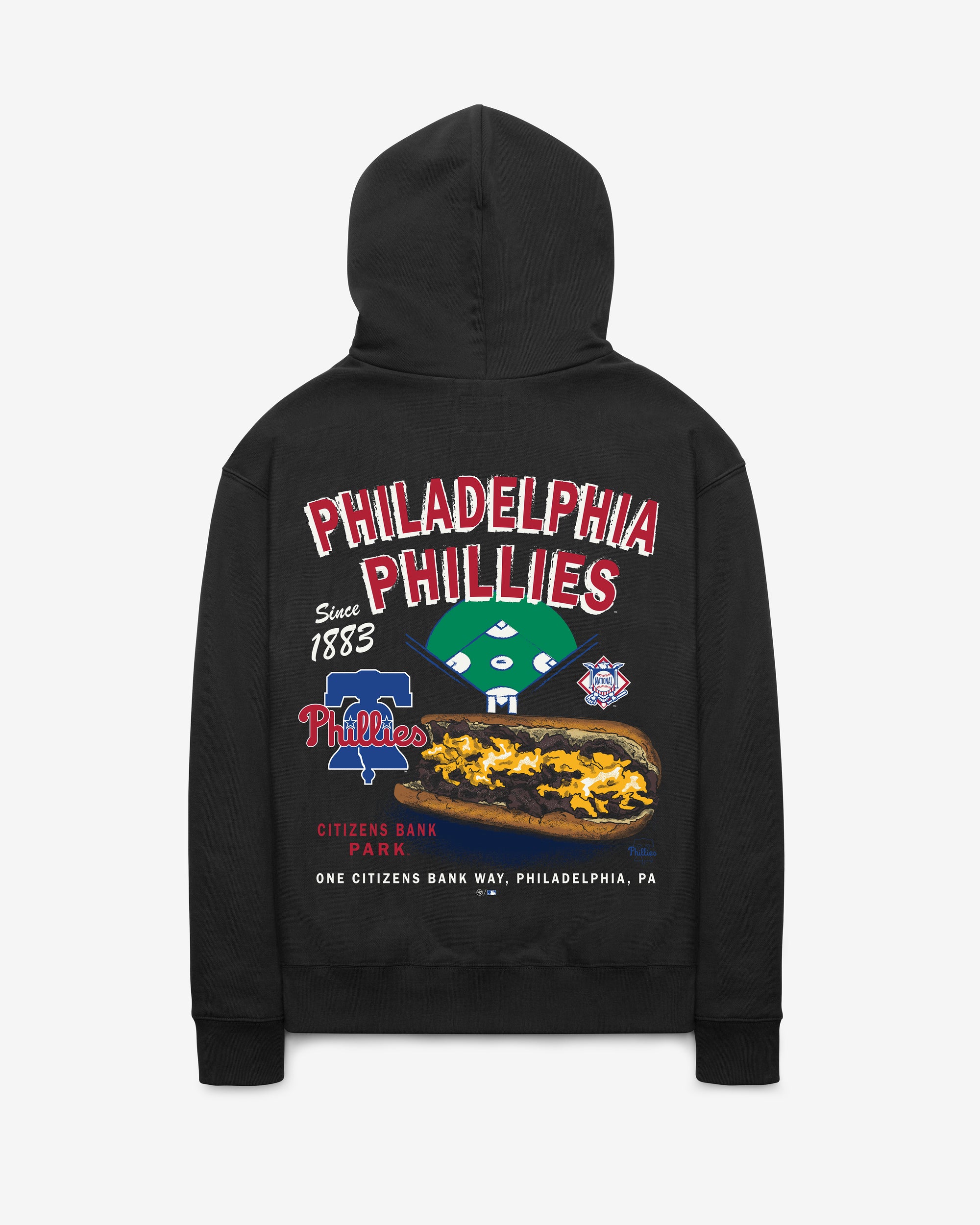 PHILADELPHIA PHILLIES STADIUM EATS '47 FOUNDATION HOOD