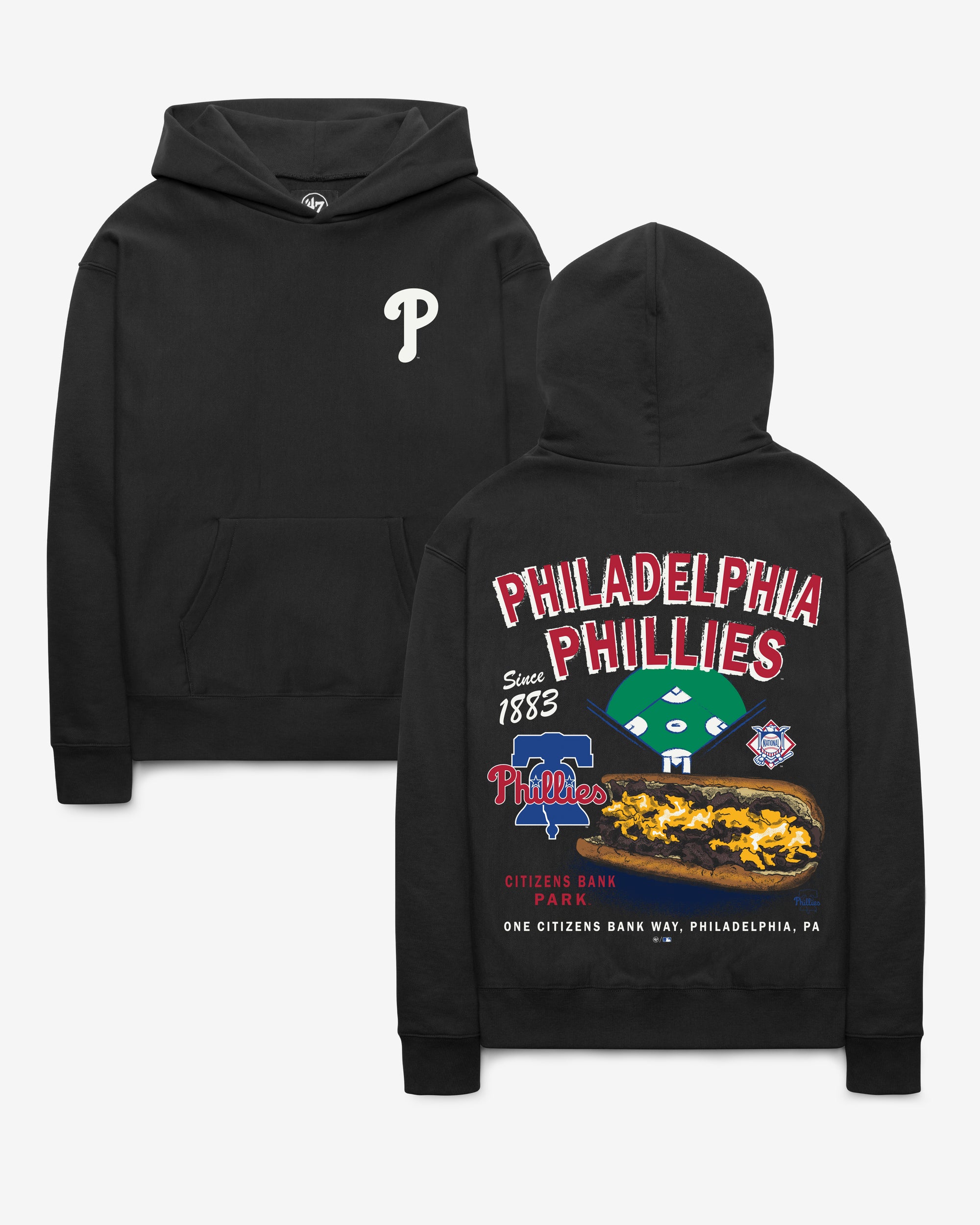 PHILADELPHIA PHILLIES STADIUM EATS '47 FOUNDATION HOOD