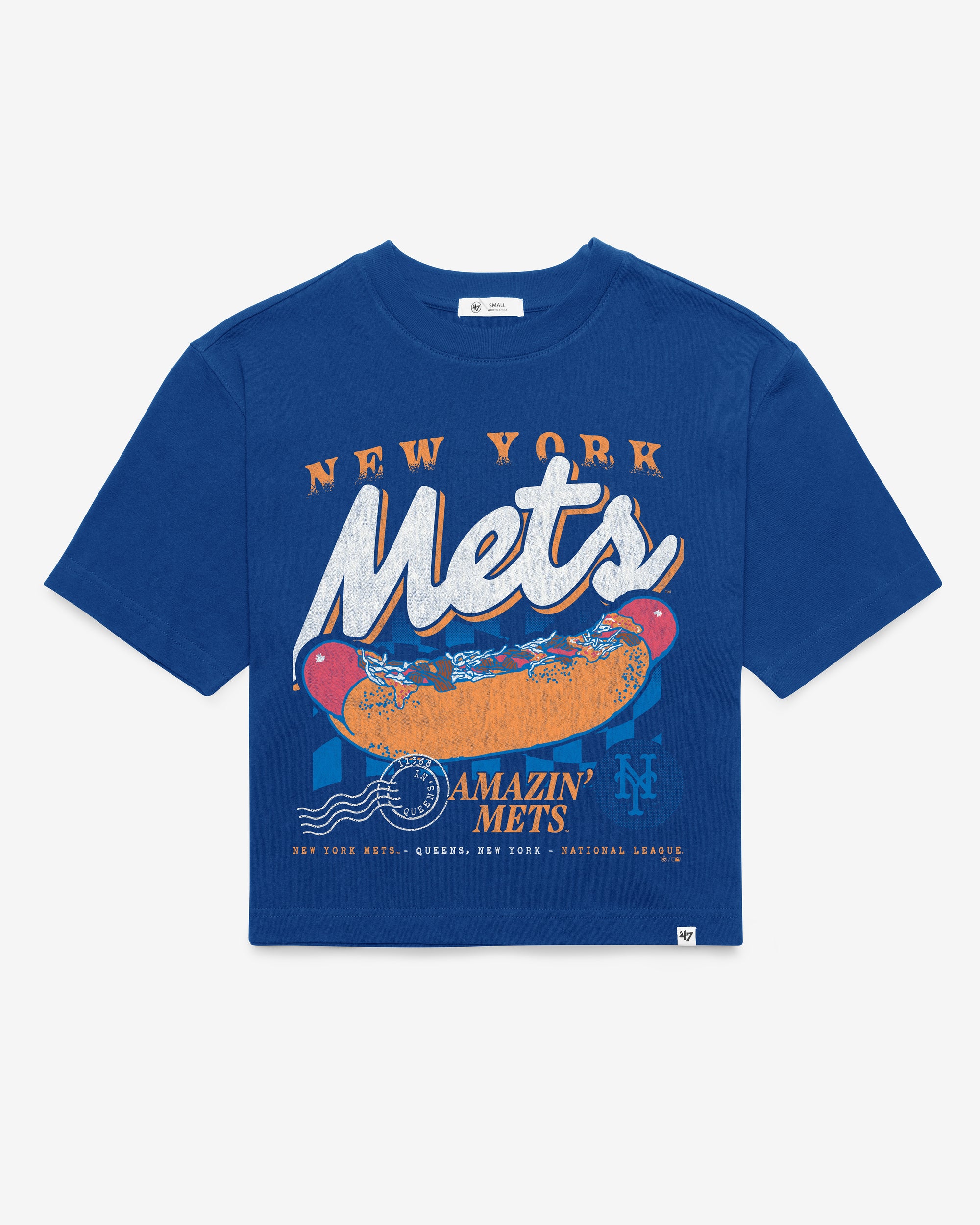 NEW YORK METS BITE ZONE '47 REED CITY TEE WOMEN