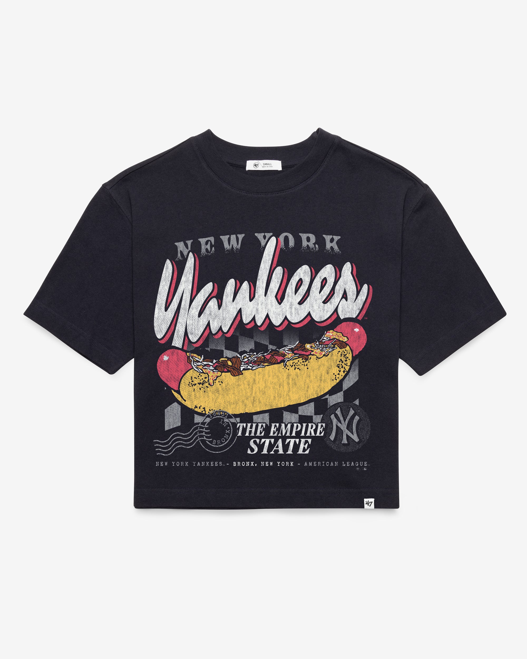 NEW YORK YANKEES BITE ZONE '47 REED CITY TEE WOMEN