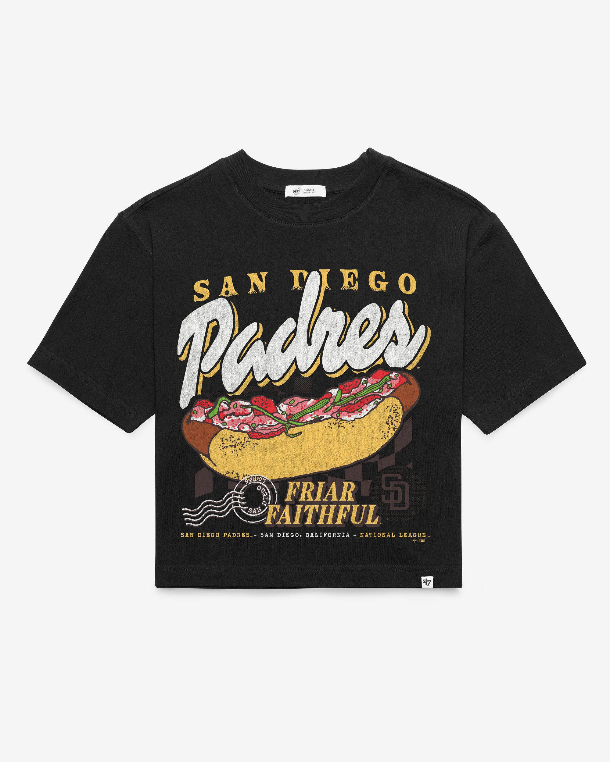 SAN DIEGO PADRES BITE ZONE '47 REED CITY TEE WOMEN