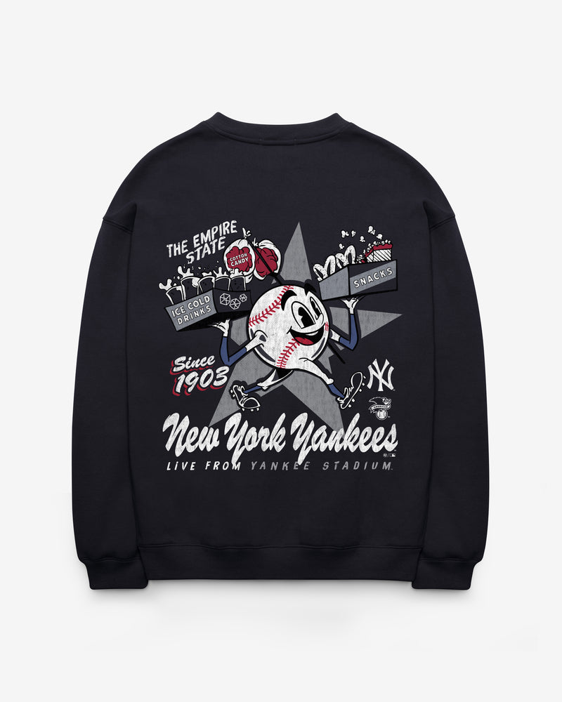 NEW YORK YANKEES FAN FUEL '47 OVERSIZED CREW WOMEN