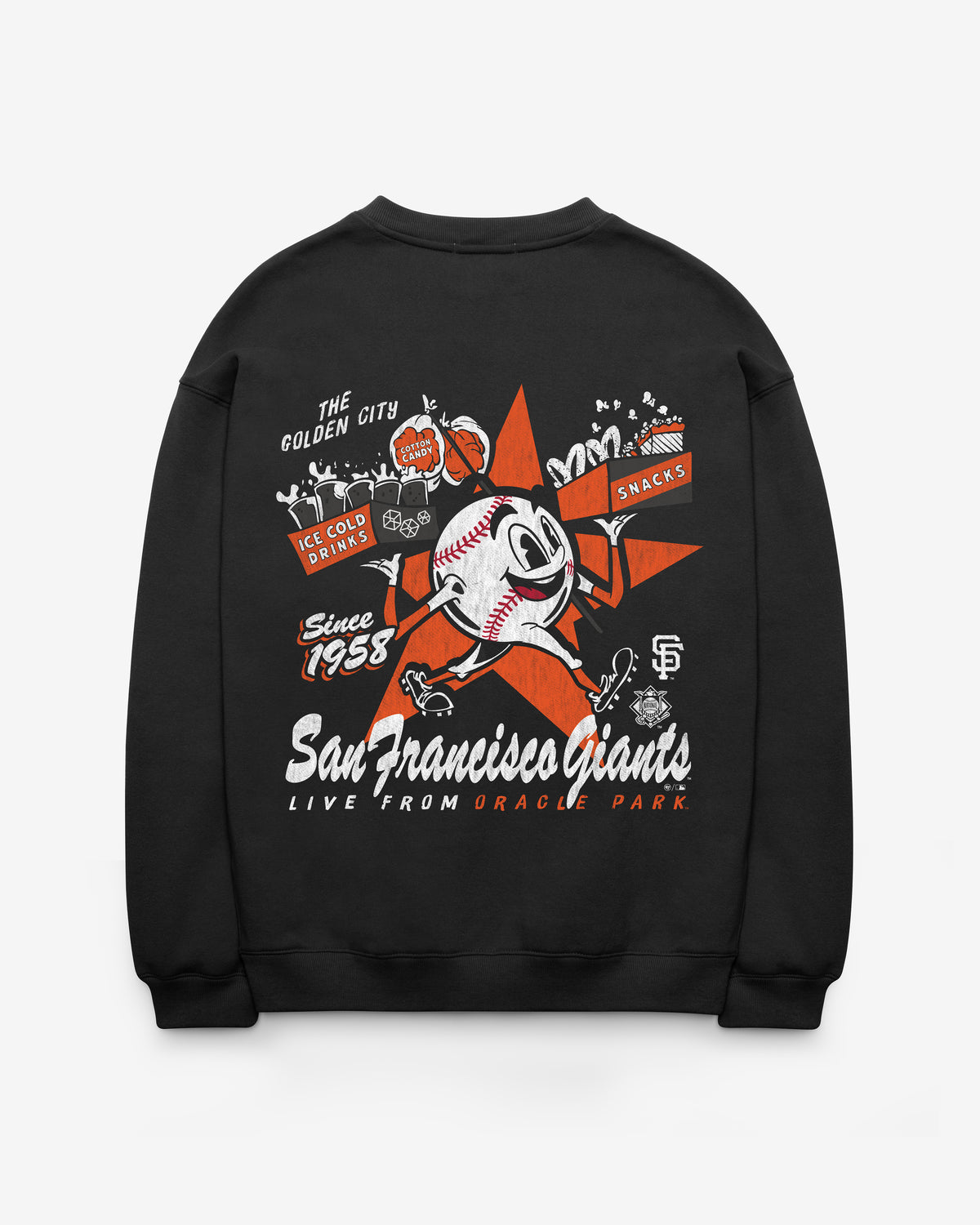 SAN FRANCISCO GIANTS FAN FUEL '47 OVERSIZED CREW WOMEN