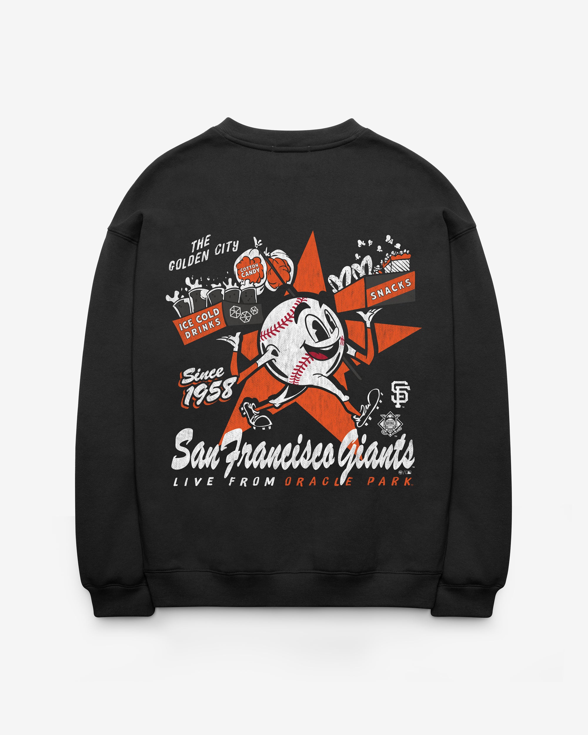 SAN FRANCISCO GIANTS FAN FUEL '47 OVERSIZED CREW WOMEN