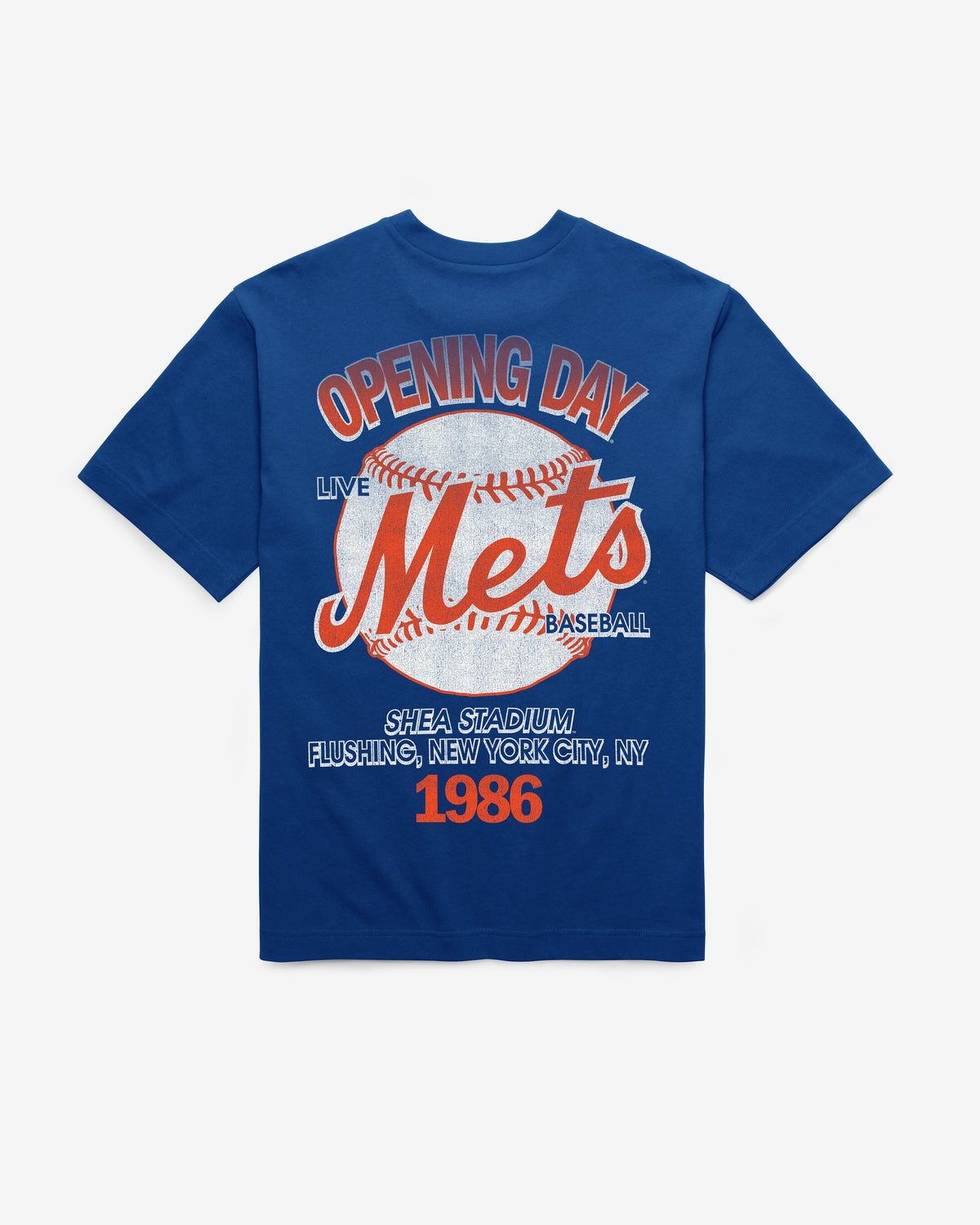 NEW YORK METS COOPERSTOWN BACKER '47 FOUNDATION TEE