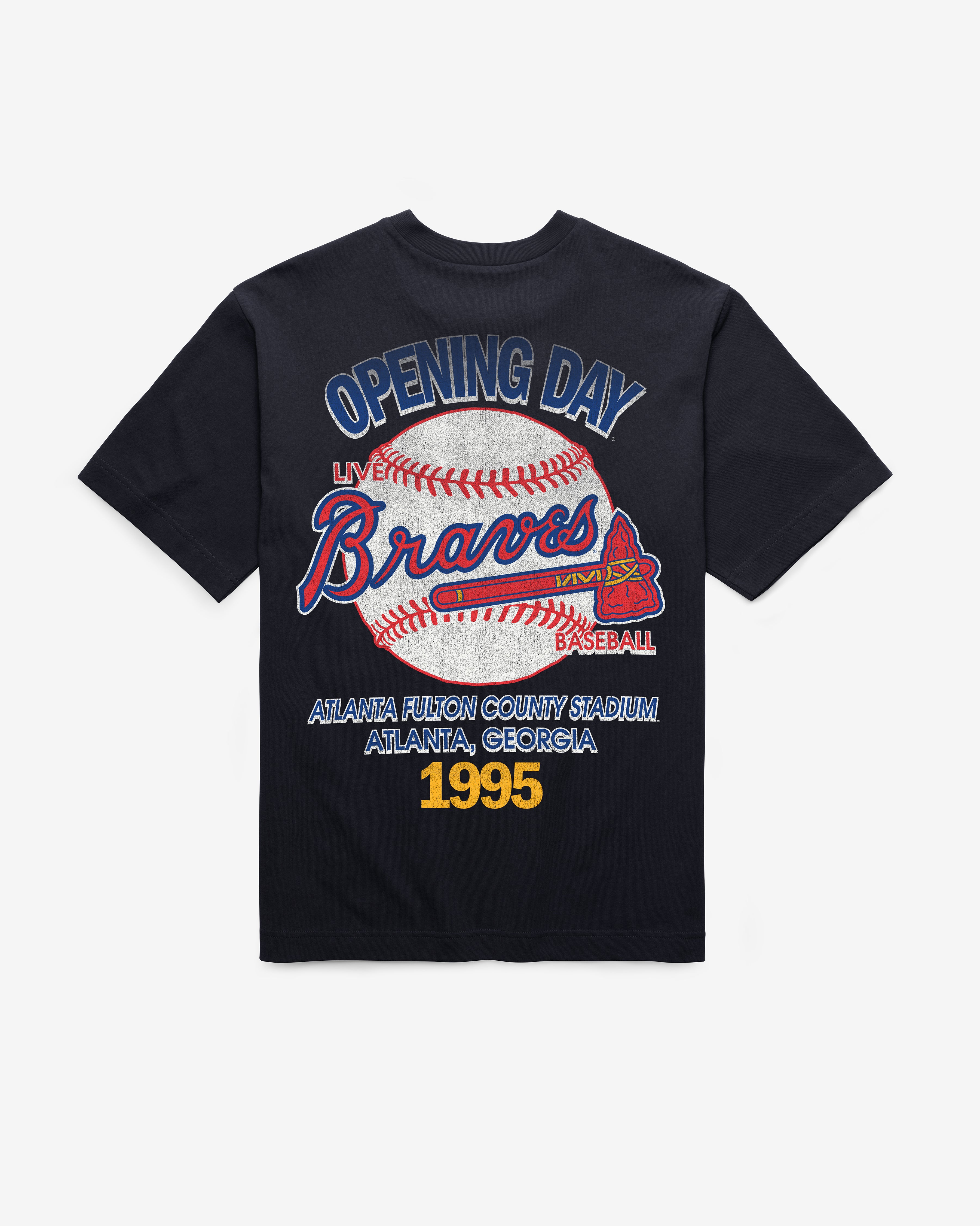 応援グッズ Atlanta Braves Kenny Lofton GAME SHIRT ATLANTA BRAVES COOPERSTOWN BACKER '47 FOUNDATION TEE