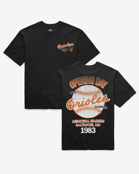 BALTIMORE ORIOLES COOPERSTOWN BACKER '47 FOUNDATION TEE