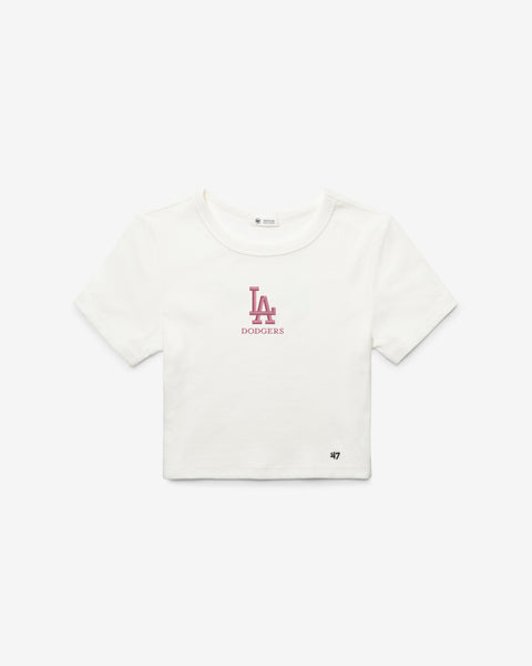 LOS ANGELES DODGERS '47 BABY RIB TEE WOMEN