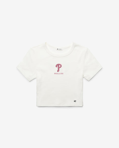 PHILADELPHIA PHILLIES '47 BABY RIB TEE WOMEN