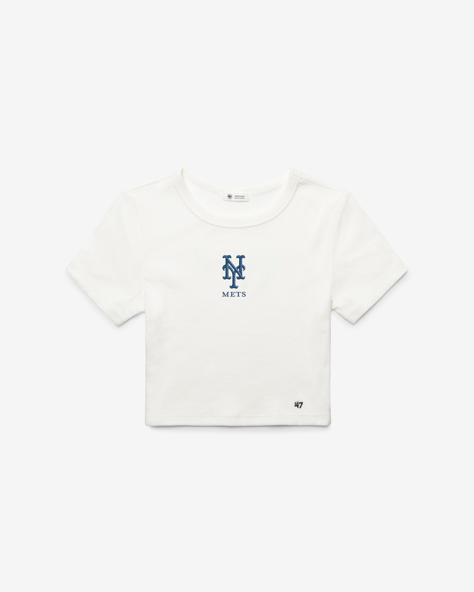 NEW YORK METS '47 BABY RIB TEE WOMEN