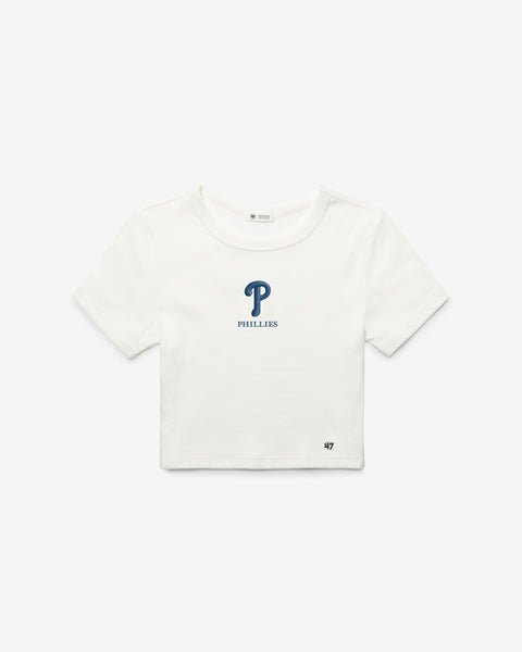 PHILADELPHIA PHILLIES '47 BABY RIB TEE WOMEN