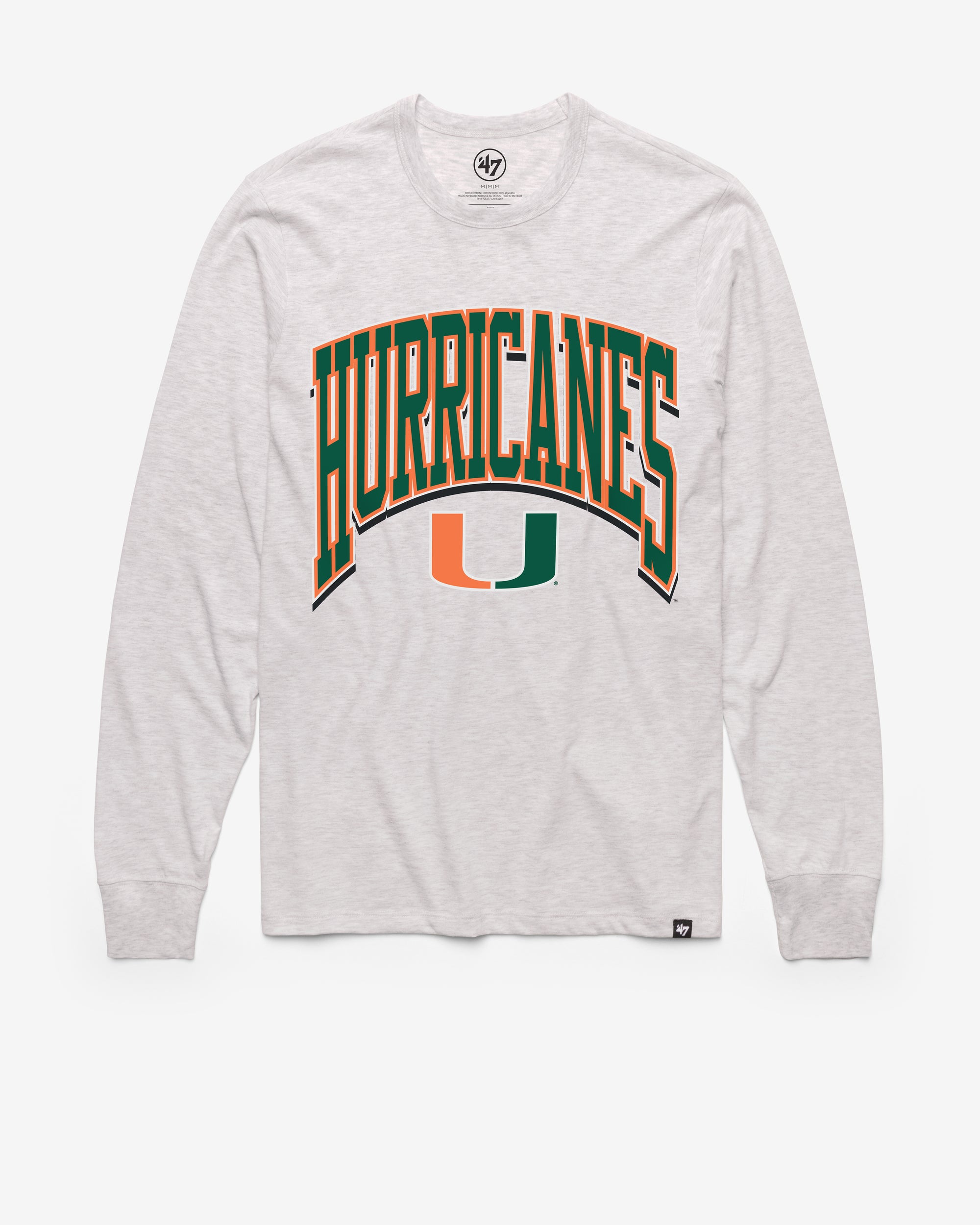 MIAMI HURRICANES WALK TALL '47 FRANKLIN LONG SLEEVE TEE