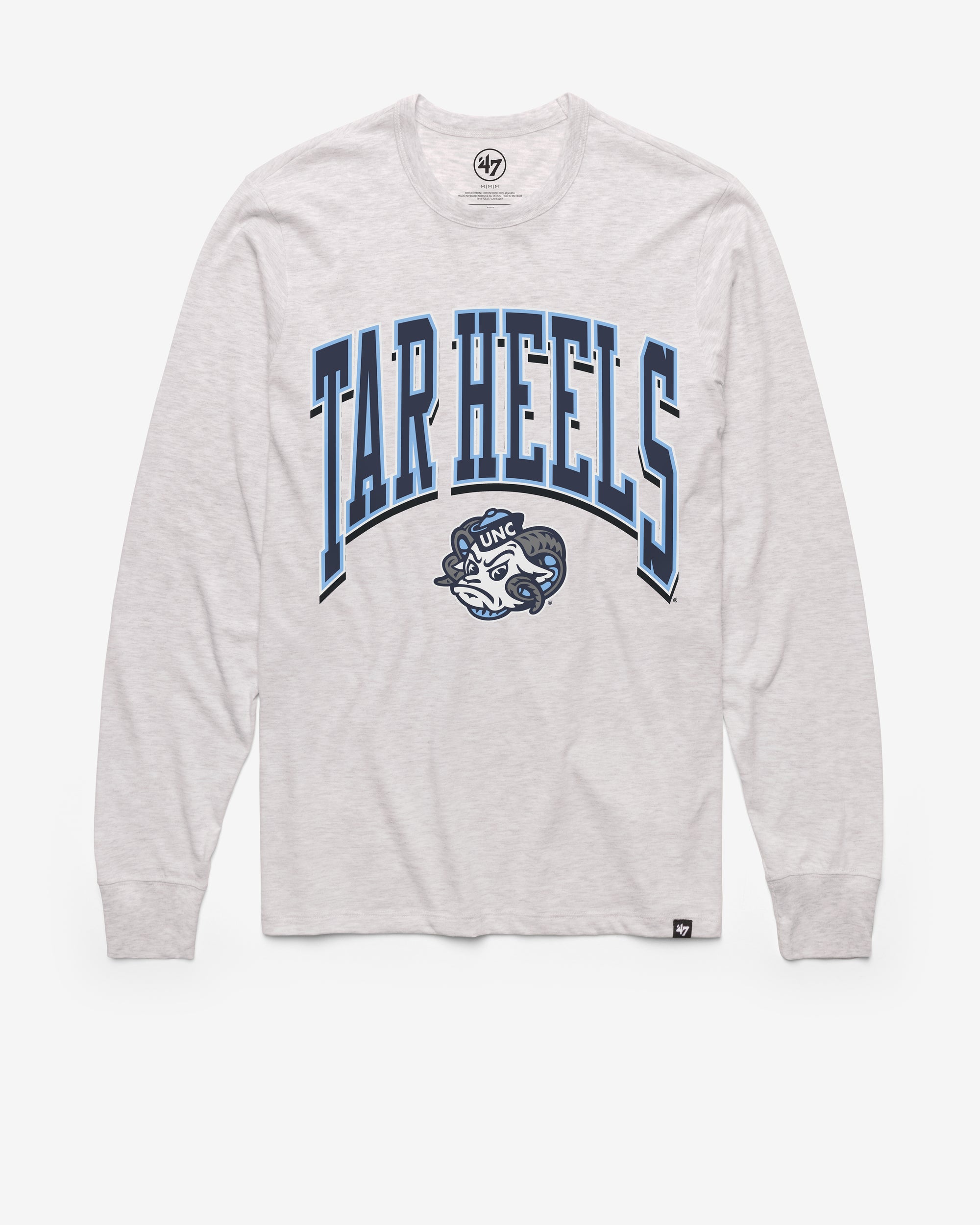 NORTH CAROLINA TAR HEELS UNC WALK TALL '47 FRANKLIN LONG SLEEVE TEE