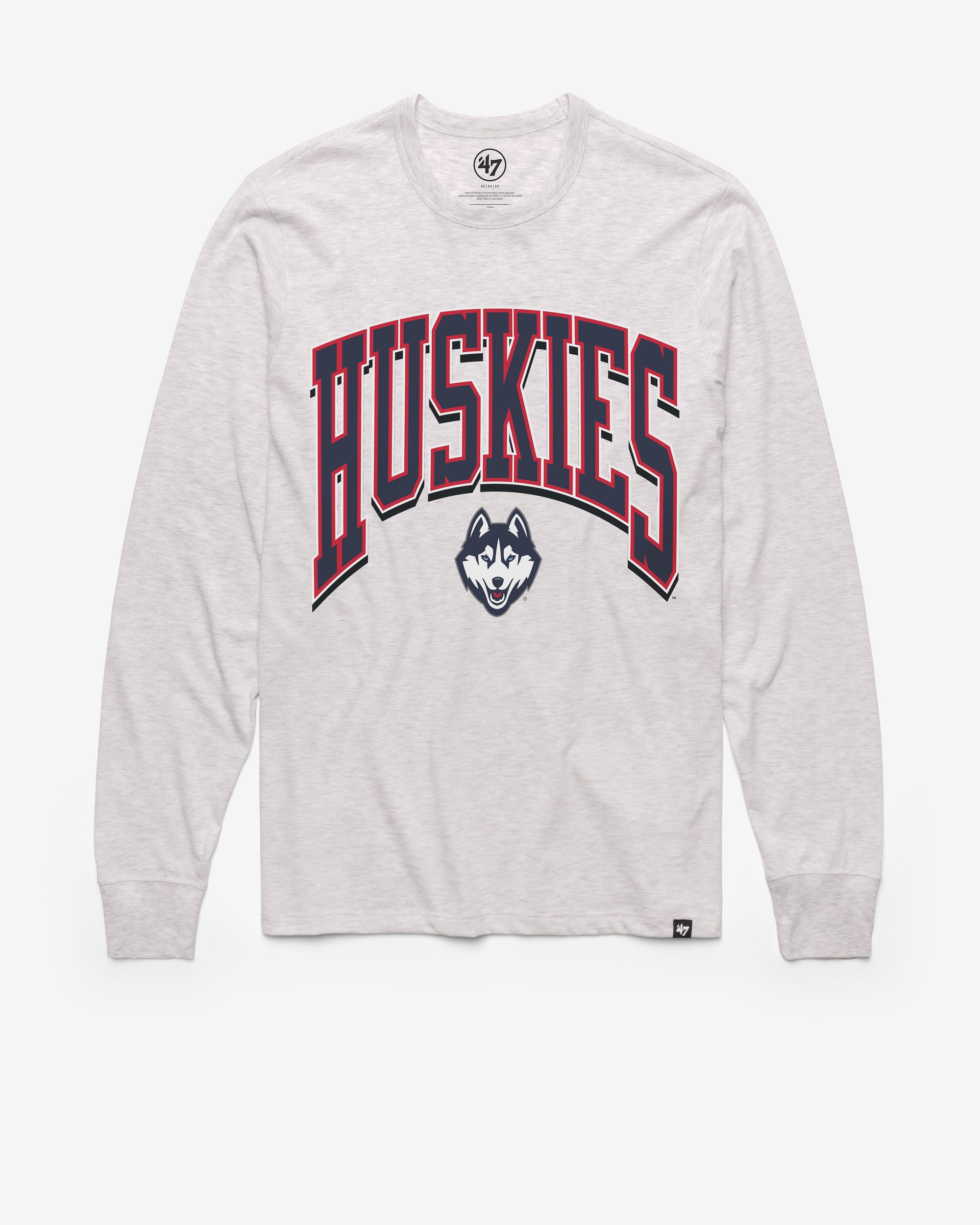 CONNECTICUT HUSKIES UCONN WALK TALL FRANKLIN LONG SLEEVE TEE
