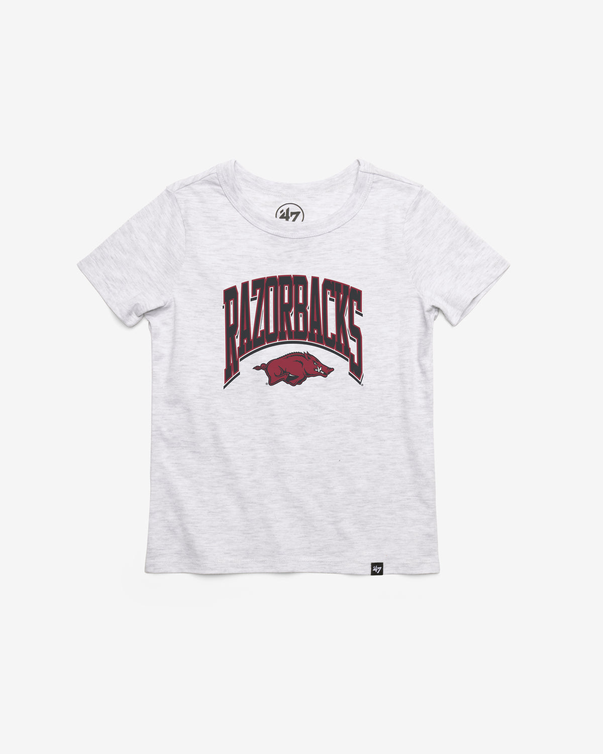 ARKANSAS RAZORBACKS WALK TALL '47 KIDS FRANKLIN TEE