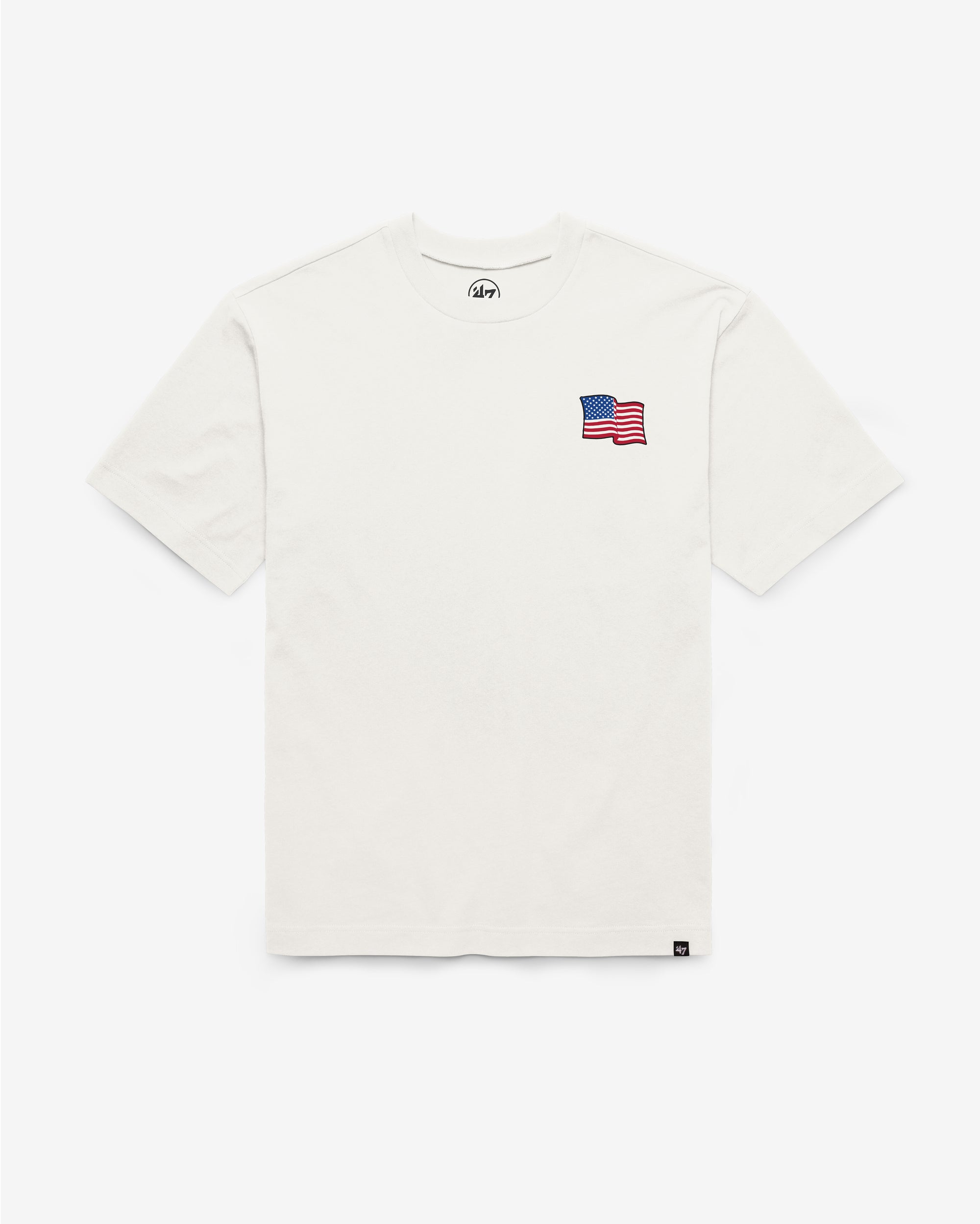 FLAG WAVING BACKER '47 FOUNDATION TEE